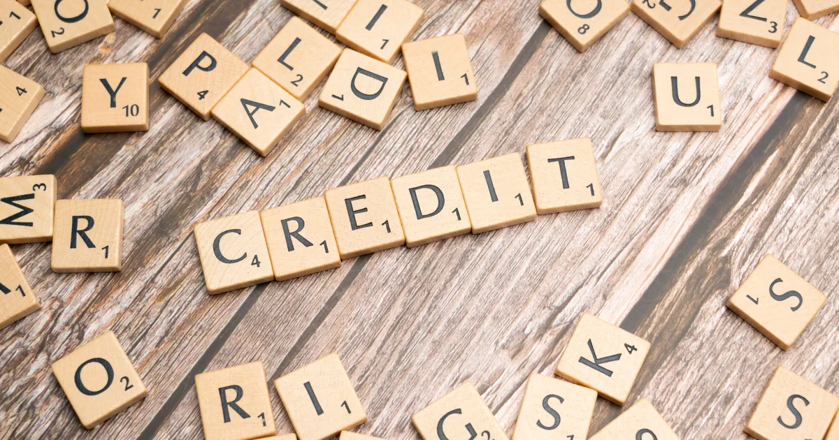 Credit Cube no minimum credit score — CREDIT scrabble letters